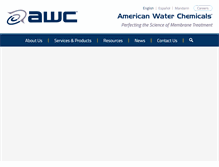 Tablet Screenshot of membranechemicals.com